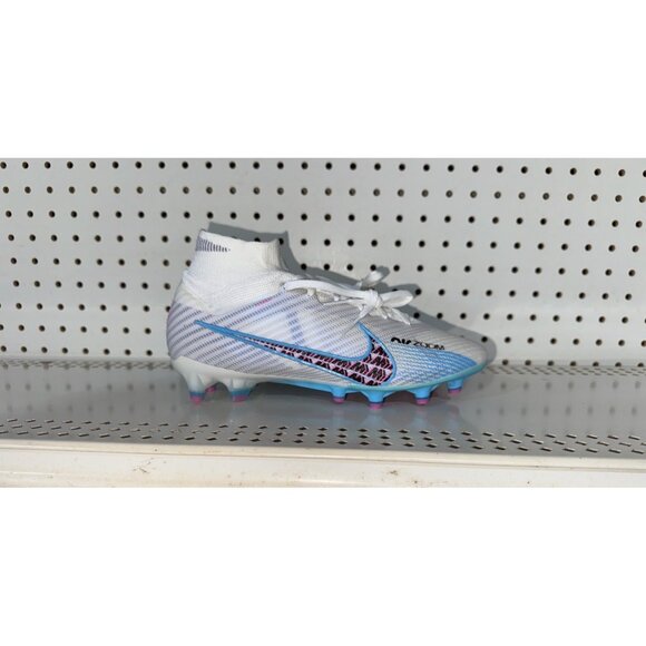 Nike Zoom Superfly 9 Elite AG Pro ACC Soccer Cleats Mens Size 6.5 Womens 8 White - Picture 1 of 8